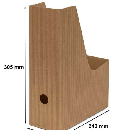 Carded kontejner pořadatel pro dokumenty A4 karton hnědá 9 cm