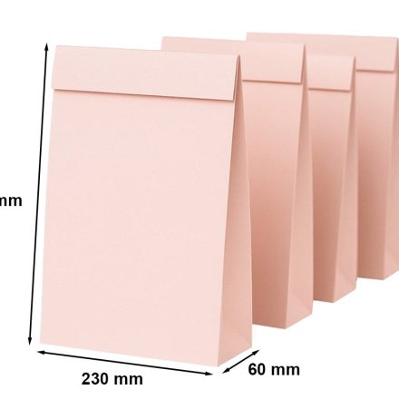 Kartónová obálka C4 230x320x60 mm růžové 220g 10 ks