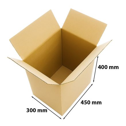 Kartónová klapka 450x300x400 mm BC560 A3 velikost C InPost hnědá