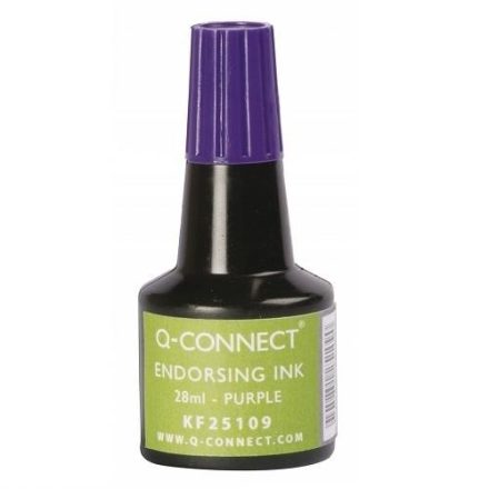 Q-Connect razítko a razítko inkoust 28 ml fialová, bez oleje