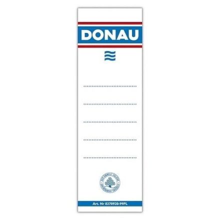 Dvoustranné štítky v pořadači Donau 50 mm, 20 ks