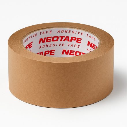 Papírová lepicí páska Rozpouštědlo NEOTAPE hnědá 48mm/45m na kartony