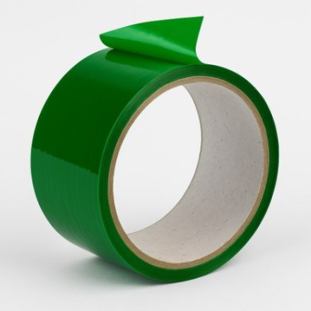Zelená akrylová balicí páska 48 mm x 45 m na krabičky a balení