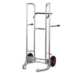 Vysoké kolo pneumatiky SK-710.311, pozinkovaný vozík 540-820 mm, 200 kg