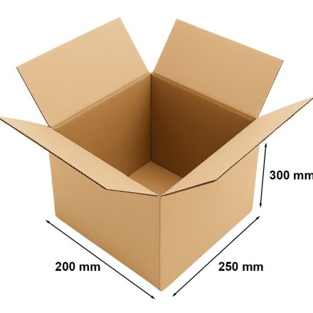 Kartónová deska 250x200x300 mm karton 5-vražda BC hnědá
