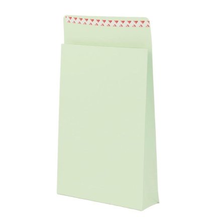 Kartónová obálka 80x120x30 mm zelený 220 g 10 ks s páskem