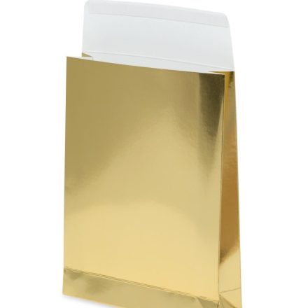 Kartonové obálky C5 170x230x50 mm zlato 220g 10 Samolepicí stroje