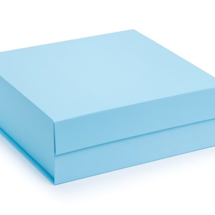 Modrá magnetická skříňka 330x330x115mmA4 dárková krabička