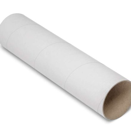Kartónová trubka A3 bílá 80 mm gr 2 mm L 350 mm pro výkresy