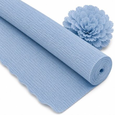 Italský krep 180g Blue Bright 50cm/250cm Fat Decorative Bible