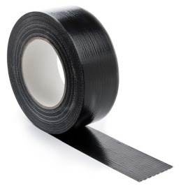 Opravářská páska DUCT univerzální černá 170um 48mm x 50m