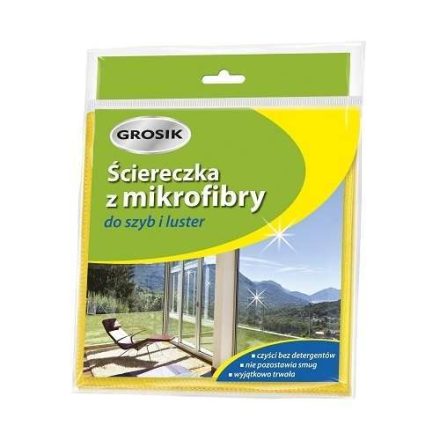 Mikrovlákno otřete Penny pro mytí oken a zrcadel bez pruhů