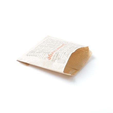 Papírový sáček velký pro hranolky a burger 140x100mm 200ks eco
