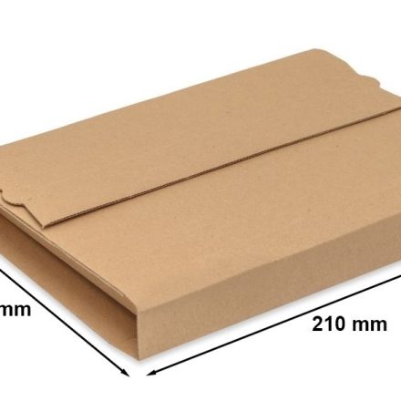 Kartónová roll box pro knihu Roll Box XS 210x150x60mm Bronzový multimail