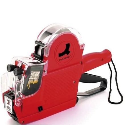 Q-Connect dual-row price metkownica 10 červené číslice 23x16 mm