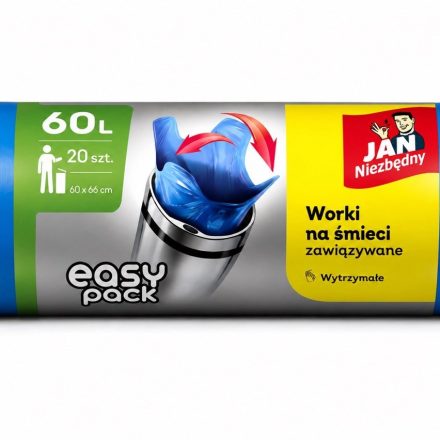 JN Svazovací pytle HD Easy-pack Blue 60l - 20 ks