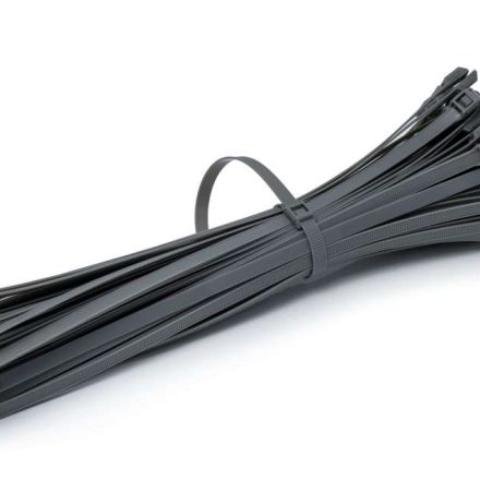 Svorky s plochým zipem 490x9,5 mm šedá 100 ks
