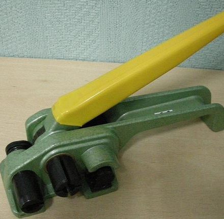 P110Y páskový napínák PP a PES 9-19 mm žlutozelená