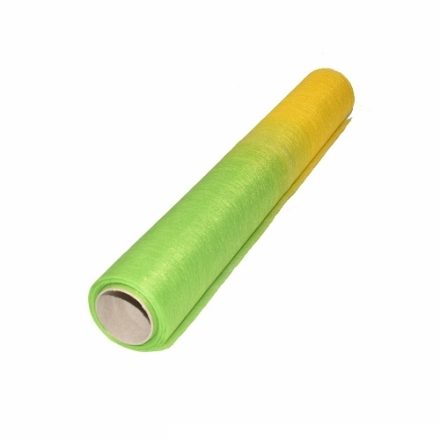 Flizeline ornamented ombre zeleno-žlutá 50 cm x 7,32 m 37 g/m2