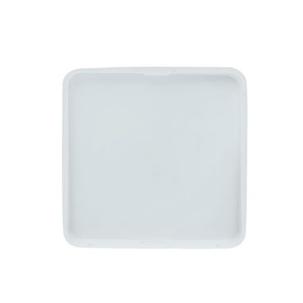Plastová zásuvka pro čtvercové trubky 45x45 mm bílá - slepá