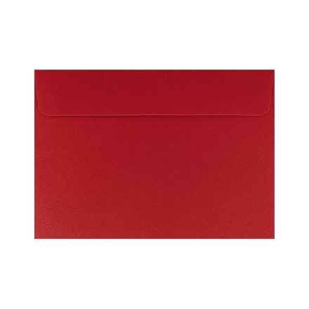 Okrasné obálky B6 HK Pearl Red 120g 50Kusy elegantních obálek