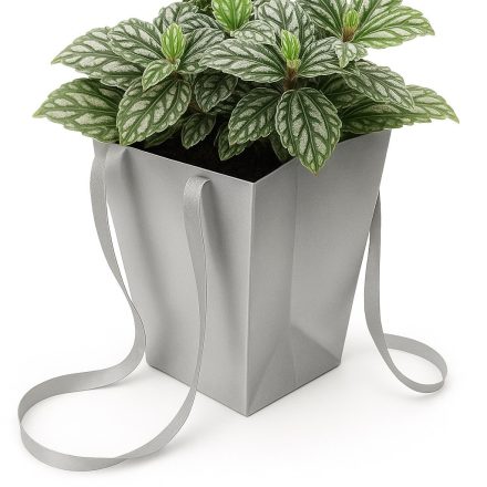 Stříbrná taška Prestige 125x125x180/165x165mm pro květináče