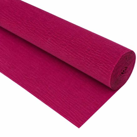 Italský krep 180g Burgundsko 50cm/250cm Dekorativní Cartotecnica Rossi