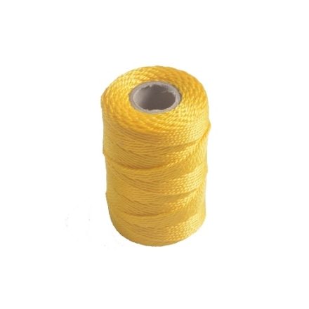 Žluté morušové šňůry 100 m 1,6 mm polypropylenové konstrukční lano