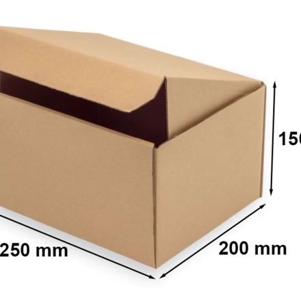 Kartónová deska FEFCO 426 250x200x150 mm hnědá módní bedna