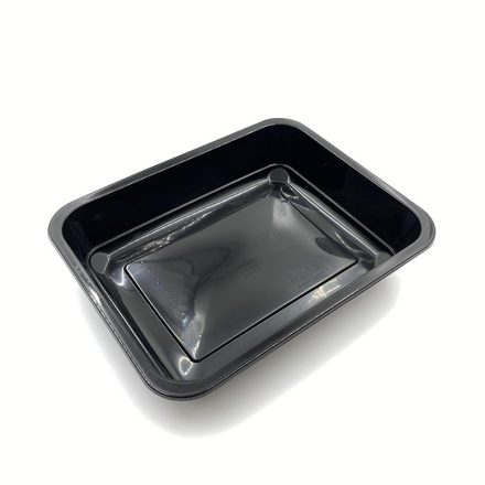 Svařovací nádoba PP Neděle černá 227x178x45 1,5 l 80 ks
