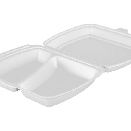 MenuBox oběd kontejner 2- statečný polystyren 245x205x65 125 ks
