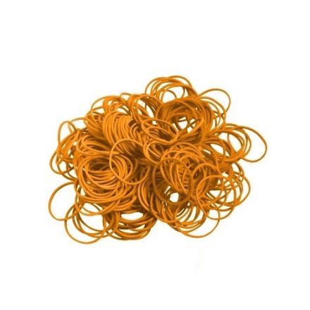 Pryžové pryžové výplně 60 mm x 1,5 x 3,5 pomerančový - 1 kg
