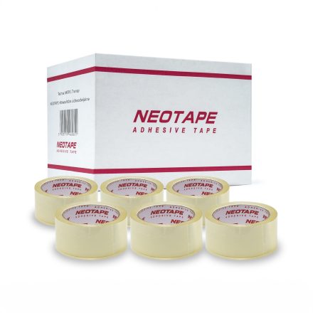 Tichá transparentní balicí páska NEOTAPE 48 mm x 60 m, karton 72 rolky