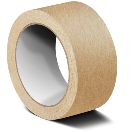 Eko-přátelská hnědá balicí papír páska 120um 50mm x 50m 6 ks