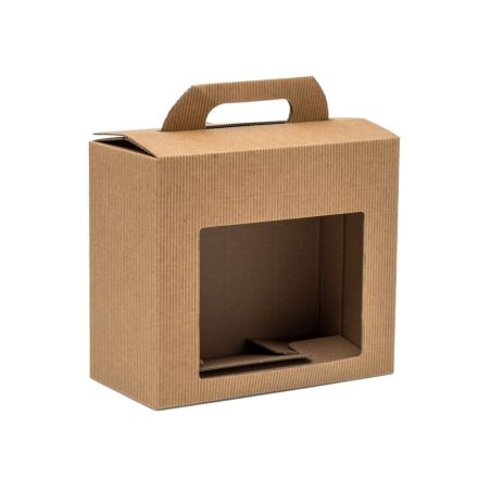 Kartónové krabičky potažené 2 sklenice 0,9l 195x95x165mm 10 ks