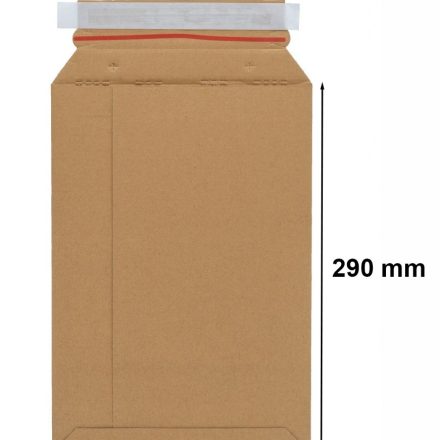 Pevná kartonová obálka A5 218x290 mm hnědá k odeslání dokladů