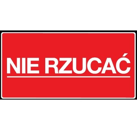 Výstražné nálepky Neházejte samolepicí 100x50 mm 100 ks