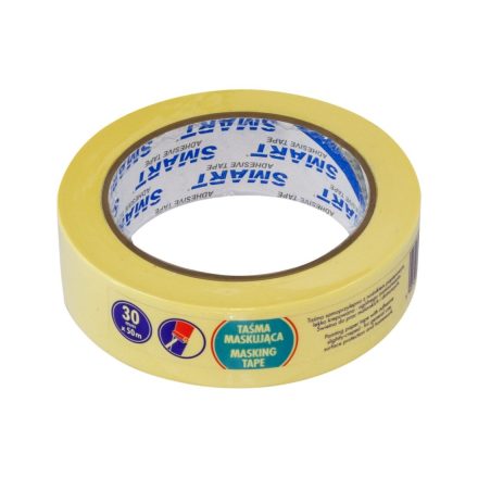 Lakovací papírová páska SMART Žlutá 30mm x 50m Maskování pro obnovu
