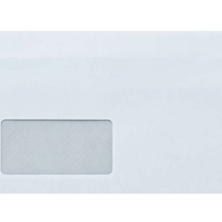 Krabice DL 220 x 110 mm bílé samolepicí SK s levým oknem 1000 ks