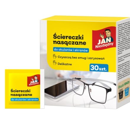 Oblečení oděvů pro brýle 30 výrobky, čisticí ubrousky