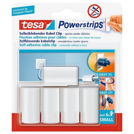 Držák kabelu POWERSTRIPS, bílé