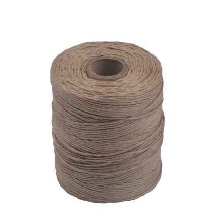 Lněné nitě lesklé surové, silné, hnědé 2 mm 250 g 250 m