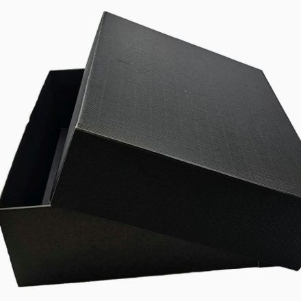 Kartónové krabice s černým uzávěrem 350x300x90mm, 10 ks
