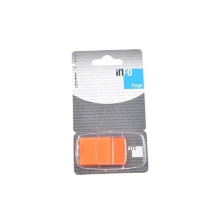 Oranžové lepidlo indexující karty 25x43mm 50ks s podavačem