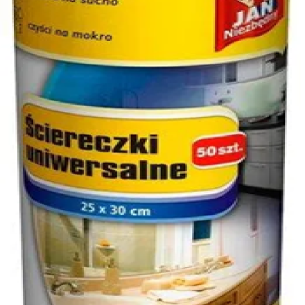 JN Soustruhy na čištění bílé role 50 ks 25 x 30 cm