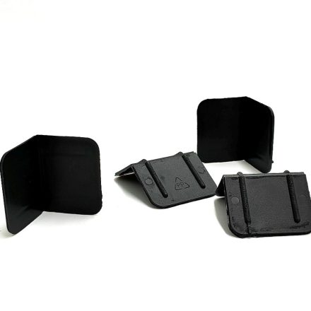 Obdélníkový černý roh pro pásky 40x30x30 mm 1000 ks