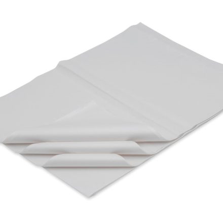 bílý dekorativní papír, 38x50 cm, 100 listy