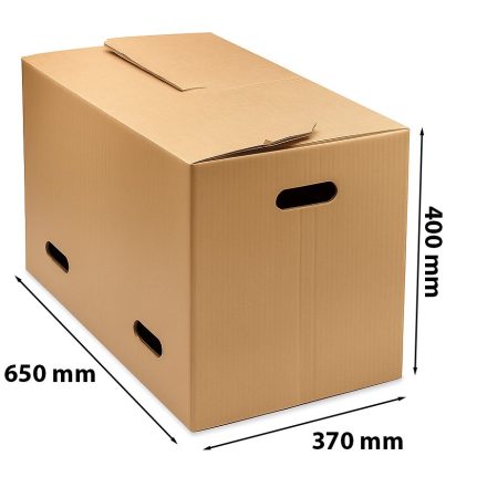 Stěhovací box 650x370x400 mm 5V hnědém