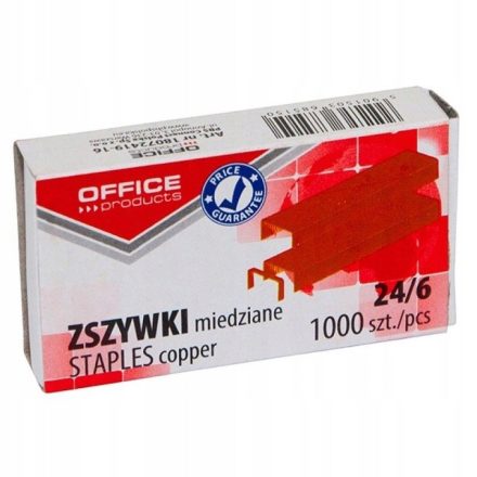 Kancelářské výrobky Staples 24/6 ma kancelářské kovy 1000 ks