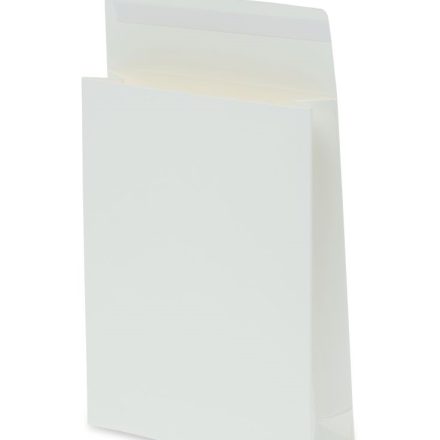 Kartonové obálky B6 130x170x40 mm bílé 220 g 10 ks